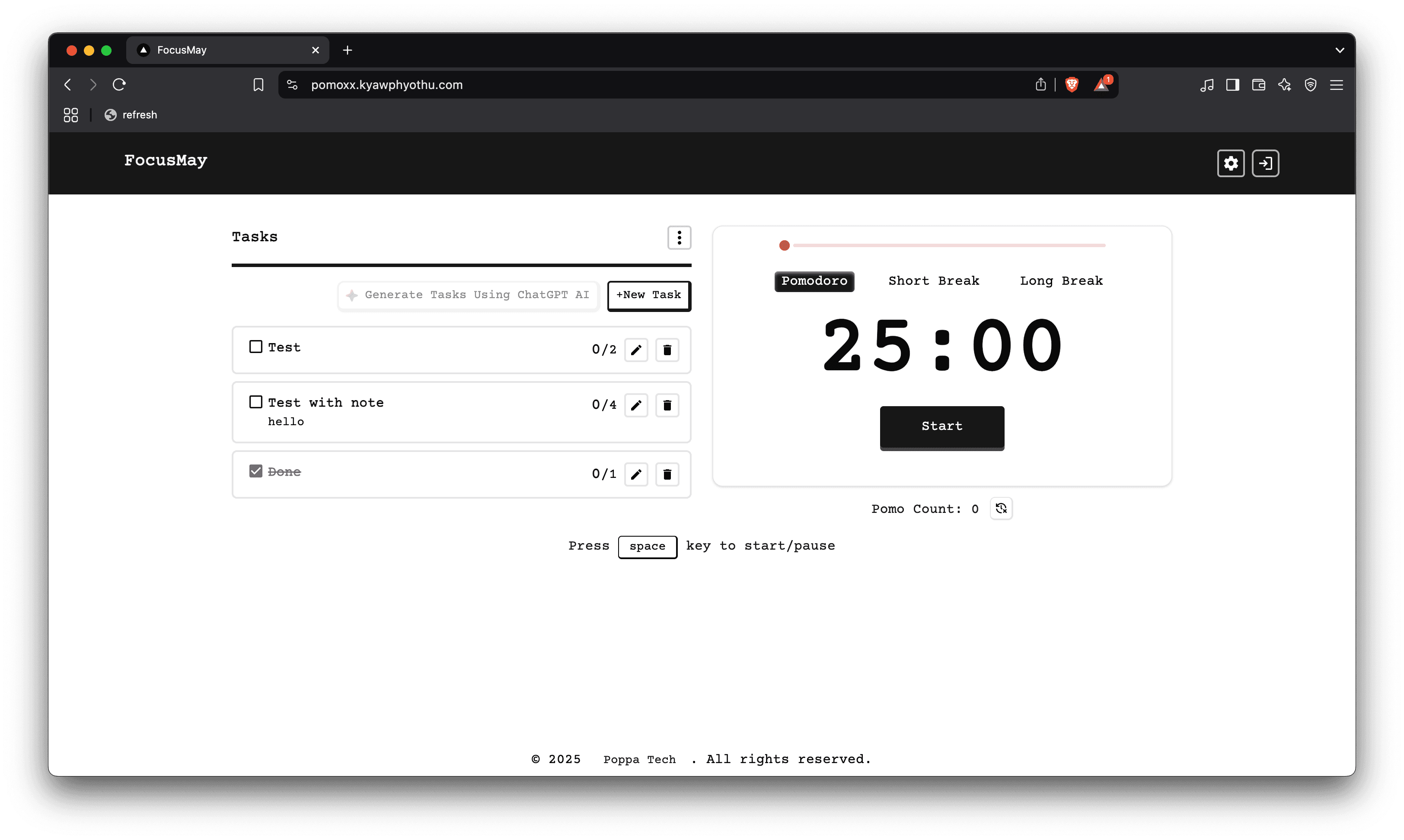 PomodoAI - Smart Productivity Timer